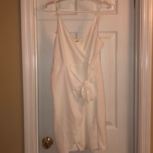 White Wrap Dress
